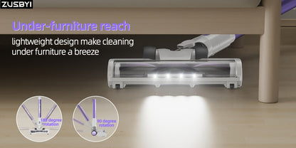 Corded Vacuum Cleaner, Powerful 20Kpa Suction, With LED Light, 6-in-1 Corded Stick Vacuum Cleaner, Suitable For Pet Hair On Carpets And Hard Floors, 600-watt Handheld Vacuum Cleaner Greenset59 Shop